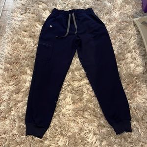 Figs Navy High-Waisted Zamora XS-P